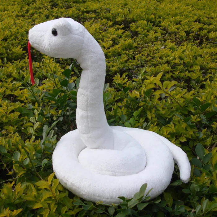 white snake plush