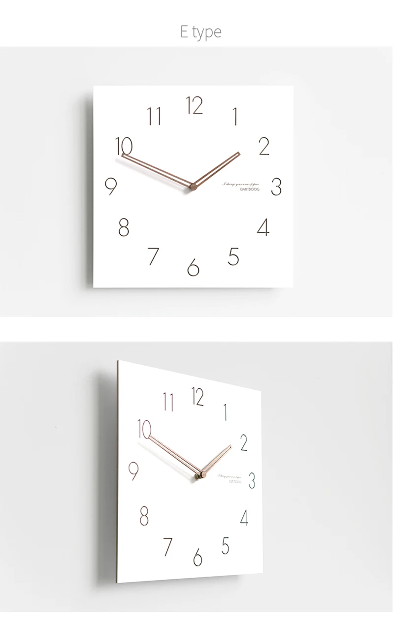  Digit Watch Wall 3d Wall Watch Wood Vinil Clock Silenciador Airsoft Screen Separators Kingdom Hearts Kids Room Clock Home (12)