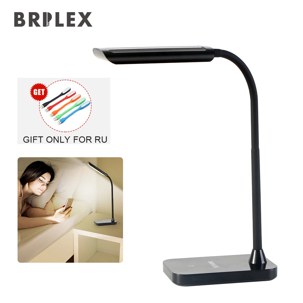 BRILEX настольная лампа Гибкая Светодиодная сенсорное управление 3 режима