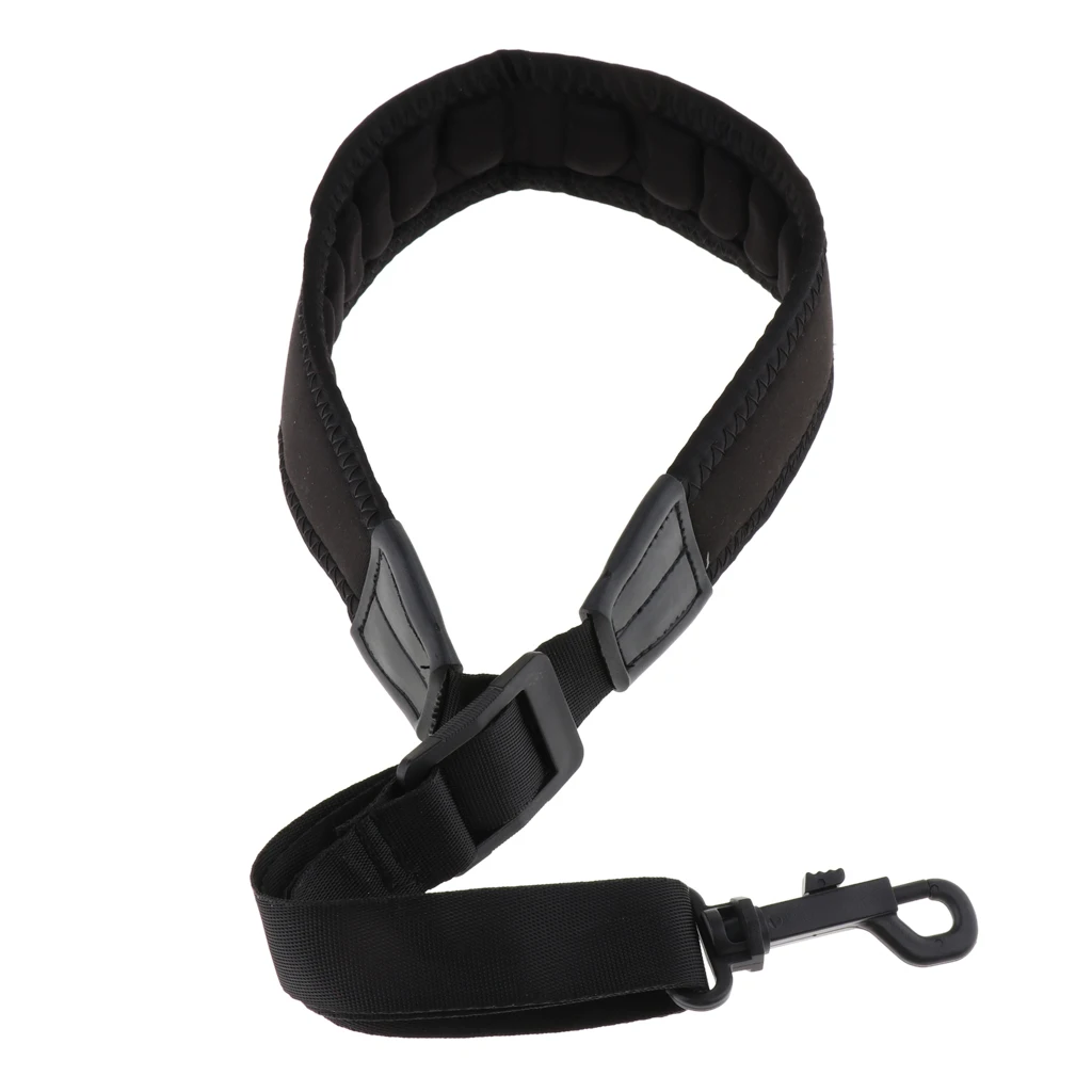 Adjustable Saxophone Sax Shoulder Neck Shoulder Air Cushion Pad Strap Belt 52mm Width