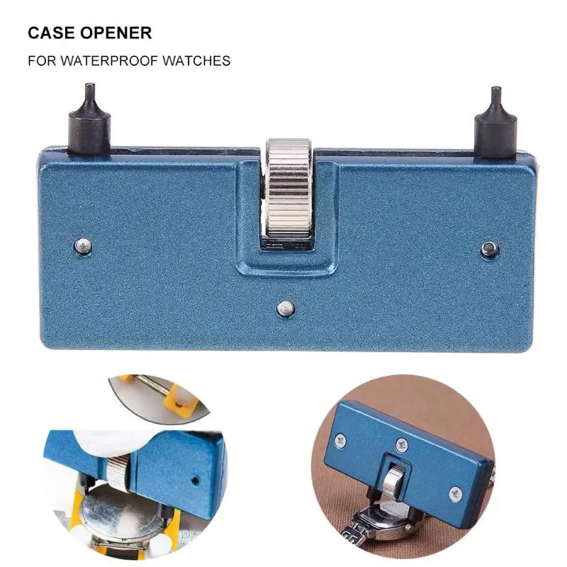 

Watchmaker Watch Tools Watch Back Case Opener Screw Wrench Cover Remover Battery Change Watch Repair Tool Kit Watchmaker Tool