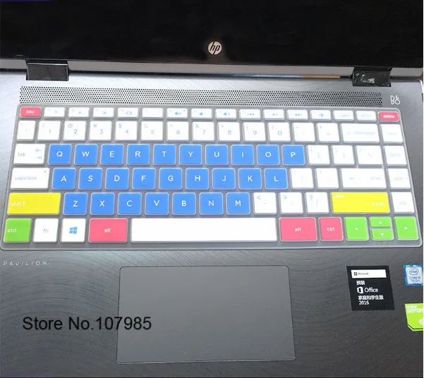 14 inch Laptop Keyboard Cover Protector keyboard stickers keyboard cover keyboard silicone cover keyboard cleaning cloth for HP pavilion X360 14-BAxxxx / X360 14-BFxxxx Series Notebook Skin
