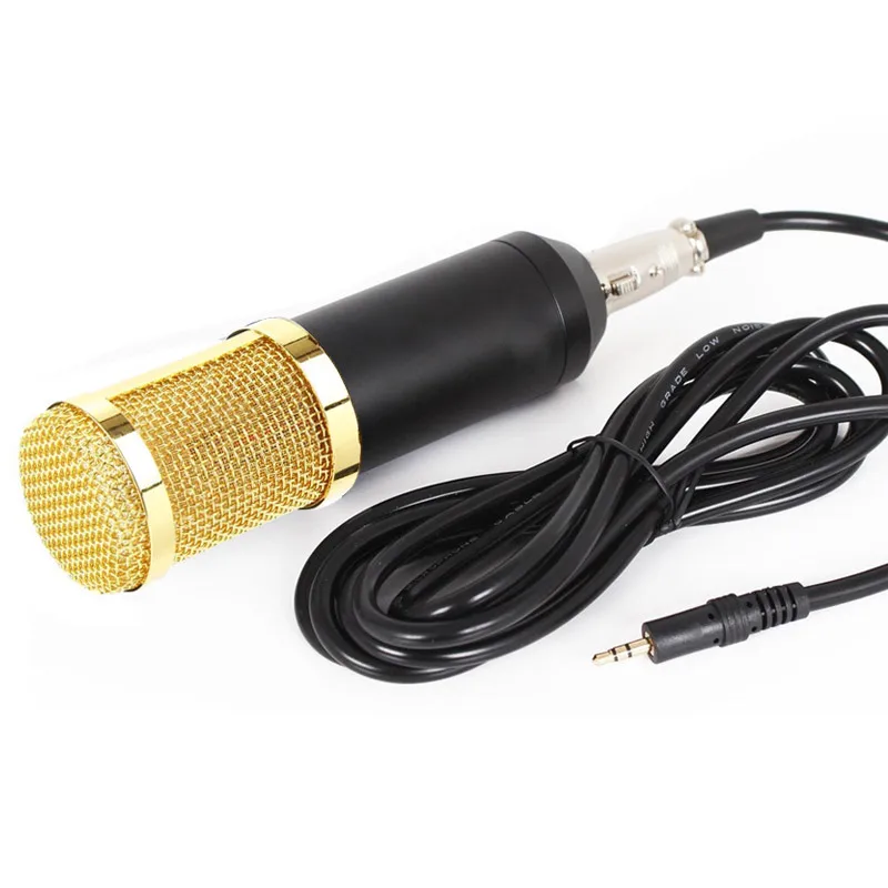 Для микрофона Bm 800 48V Phantom power с адаптером/XLR аудио кабелем/микрофонным фильтром/регулируемой микрофонной подставкой