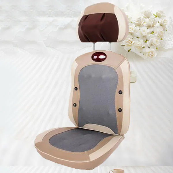 Free Shipping Best Gift Electric Shiatsu Heat Neck and Back Massager Cushion Massage Chair For Sale 2016