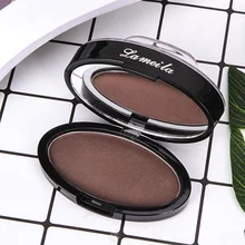 Новинка, 6 г, пудра для бровей, натуральная форма, Набор теней для бровей, уплотнение, водостойкая пудра, палитра, расшитая бровей, трафарет для бровей