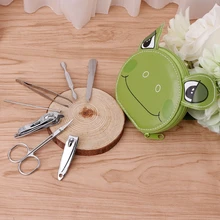 Мультфильм Форма 7 шт./компл. Профессиональный очищающее средство для маникюра кусачки для ногтей инструмент Чехол