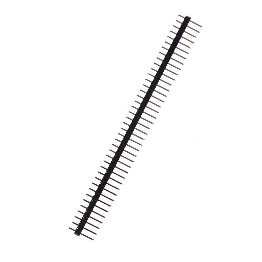 20Pcs Single Male Pin Header For Arduin 1x40 Row 2.54 Breakable Connector Strip Board Module Electronic Part Elektronik 40 Pins 20Pcs Single Male Pin Header For Arduin 1x40 Row 2.54 Breakable Connector Strip Board Module Electronic Part Elektronik 40 Pins