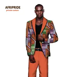 2018 Новый Для мужчин костюмы Тонкий Пользовательские AFRIPRIDE Африканский Одежда Fit Куртки + брюки модные платье в деловом стиле блейзер для