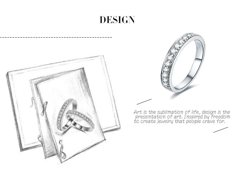 Antique 585 white gold Color jewelry Wedding Bands midi finger Engagement women Crystal wedding rings for women vintage DR147 (6)