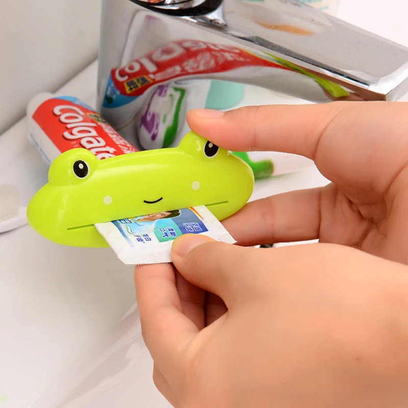 YIBO 2 шт. мультфильм сжимает зубная паста устройство для очищения лица соковыжималка зажим милые животные домашняя пищевая посылка зажим многофункциональный зажим