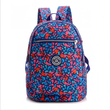 Модные женские нейлоновые рюкзаки, Студенческая школьная сумка для девочек, Повседневная дорожная сумка, Mochila, лоскутные милые рюкзаки на плечо - Цвет: colorful camouflage