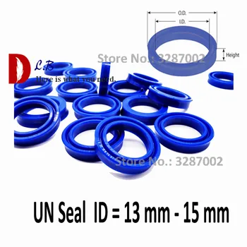 

Buffer UNS cup seal ID = 13 mm - 15 mm U Cup Single Lip Hydraulic cylinder piston and rod seal U Ring Polyurethane (PU) Rubber