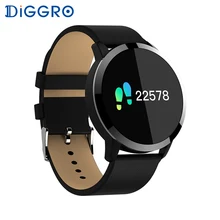 Diggro Q8 OLED Bluetooth Fitness Smart Watch Stainless Steel Waterproof Wearable Device Smartwatch Wristwatch Men Women Tracker