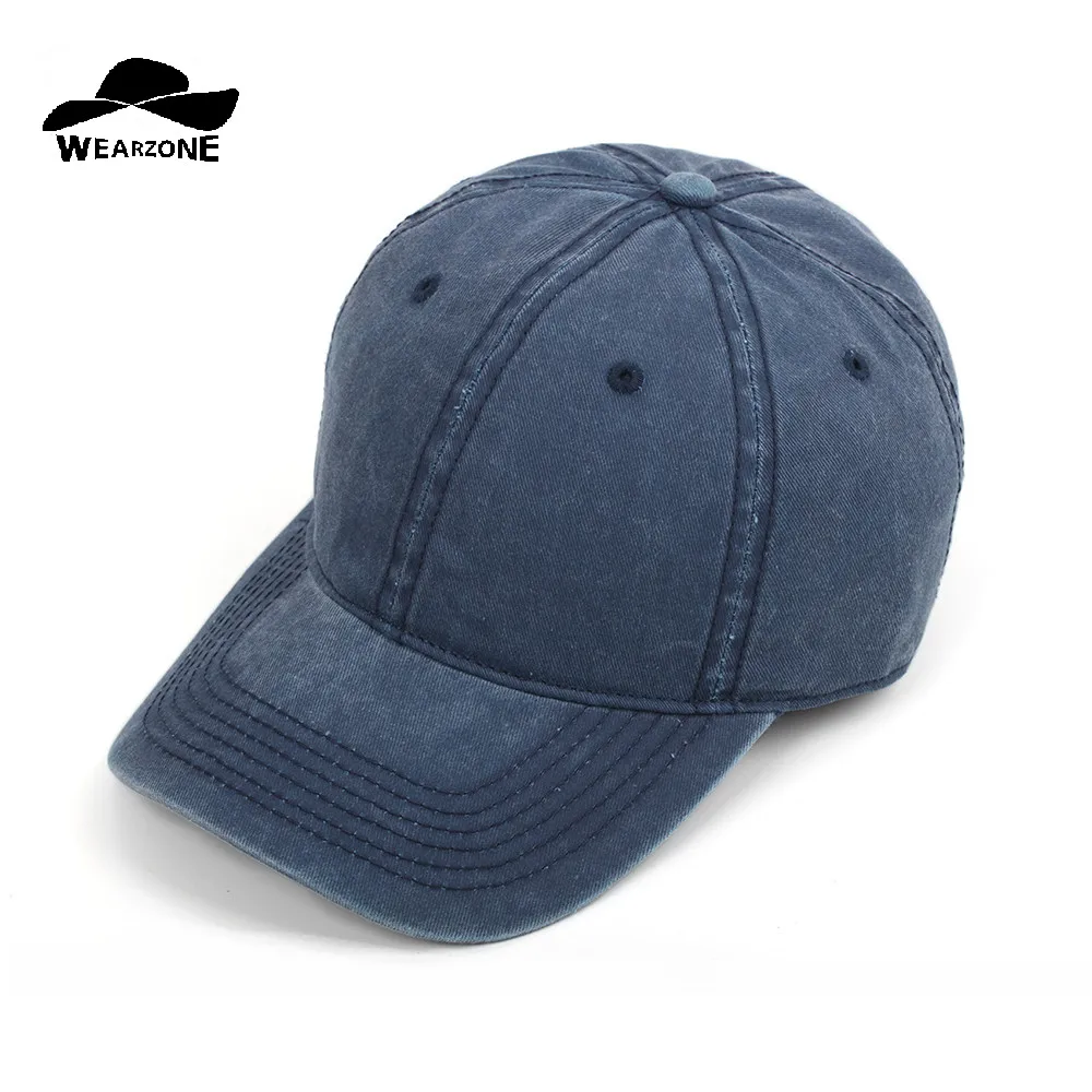 

New 2017 Summer Baseball Cap Brand Caps Casual washed denim Snapback Hat Gorra Hombre Solid Cappello Hip Hop Baseball Casquette