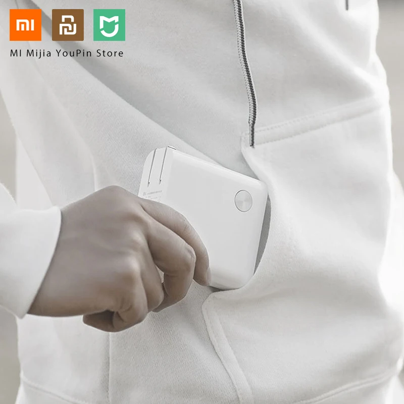 Xiaomi 2 в 1 5000 мАч Быстрая Зарядка Внешний аккумулятор с USB зарядным устройством для samsung Xiaomi huawei