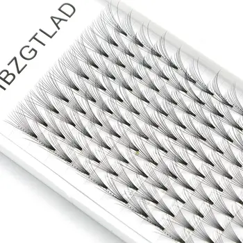 

New 10D Russian Volume Eyelashes Extension Short Stem Pre made Fans C curl Mink Lash Hot Selling Eyelash Individual Extensions