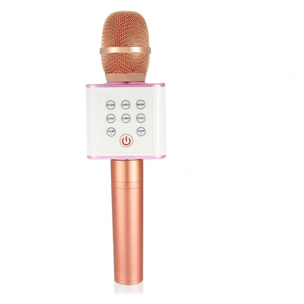 

LONPOO Newest Wireless Karaoke Microphone with 2.4" LCD Screen Bluetooth Handheld Speaker / X6 Karaoke Stereo Player for KTV