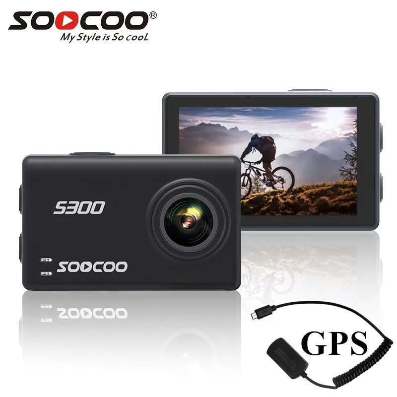 Soocoo S300 Экшн-камера 4k 30FPS 2,3" сенсорный экран wifi микрофон gps микрофон Пульт дистанционного управления чехол Спортивная камера 4k