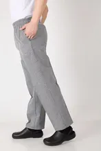 Hot selling men’s chef pants Kitchen Trouser bottoms ajustable waist with elastic band pants chef service free shipping