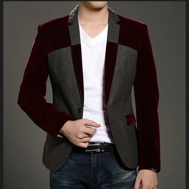 alibaba express free shipping Hot Sale Men's Velvet coat