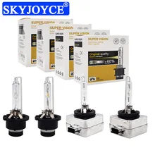 SKYJOYCE Xenon D1S 55W 6000K HID Лампы D2S D3S 4300K 8000K D4S D1S 5000K 35W лампы для автомобильных фар комплект ксенона D2S D1S балласт