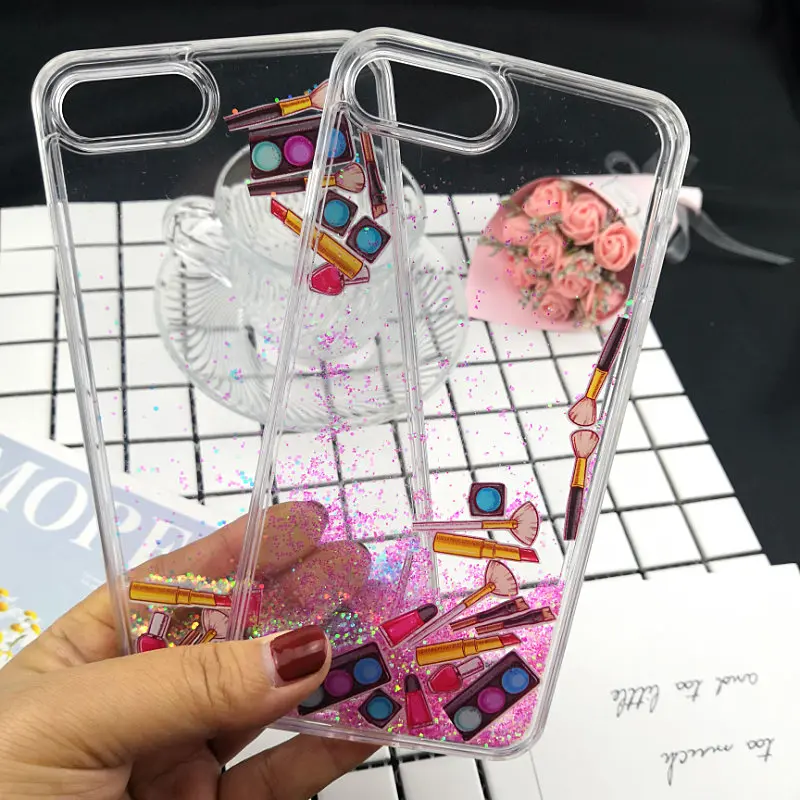 

Quicksand Capa For iphone 7 7Plus 8 8Plus 6 6S Plus Dynamic Liquid Hard PC Case Cover For iphone X 7 8 XR Glitter Capa iphone