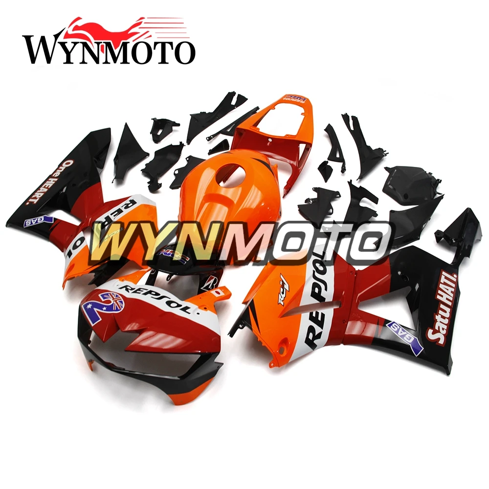 Orange Black Full ABS Injection Plastics Fairings For CBR600RR F5 2013
