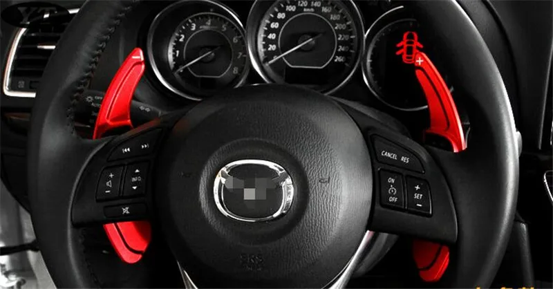 Auto  Steering Wheel Shift Paddle For Mazda 3 Mazda 6 Cx-5 2013-2018, Aluminum Alloy, Car Accessories