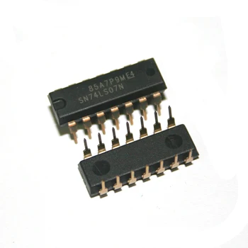

100PCS/LOT 100% NEW SN74LS07N 74LS07 DIP-14 Buffer/Line Driver Chip