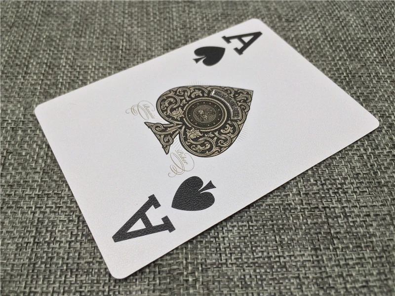 Золотая фольга игральные карты техасский холдем покер Смешные высокого класса спорт досуг азартные игры Pokerstars подарок