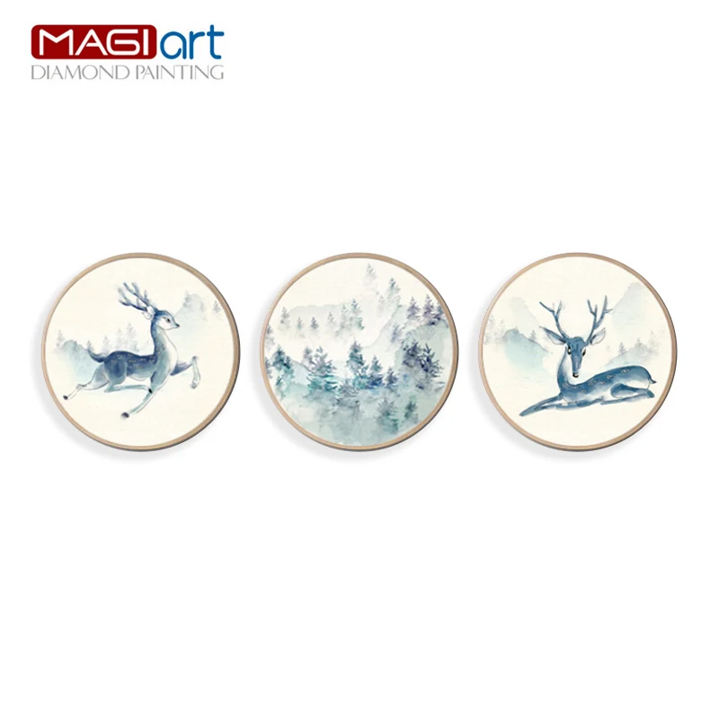 

Diamond painting accessories,Diamond embroidery,5D DIY mosaic Diamant, picture of rhinestones,full round daimond Animals ZMA133