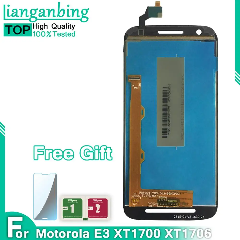 Супер ЖК-дисплей 5 0 дюйма для Motorola Moto E3 XT1700 XT1706 сенсорный экран дигитайзер в сборе