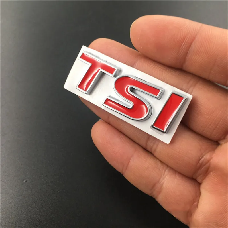 TSI логотип авто наклейка эмблема значок для Volkswagen Tiguan CC Beetle Scirocco sharan touran Lavida Sagitar
