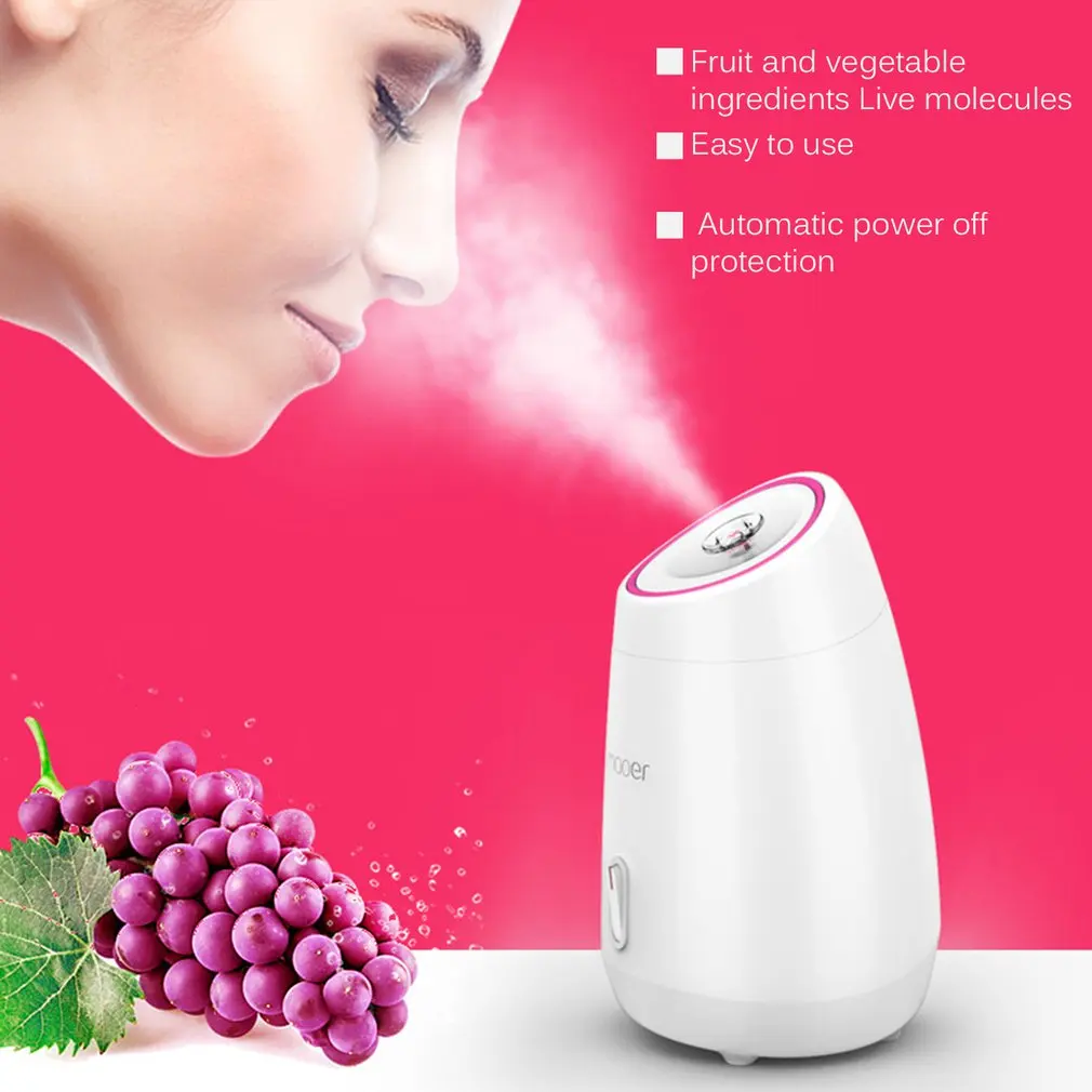 Fruit vegetable Facial Face Steamer household Spa beauty instrument Thermal nano spray water whitening face steamer machine