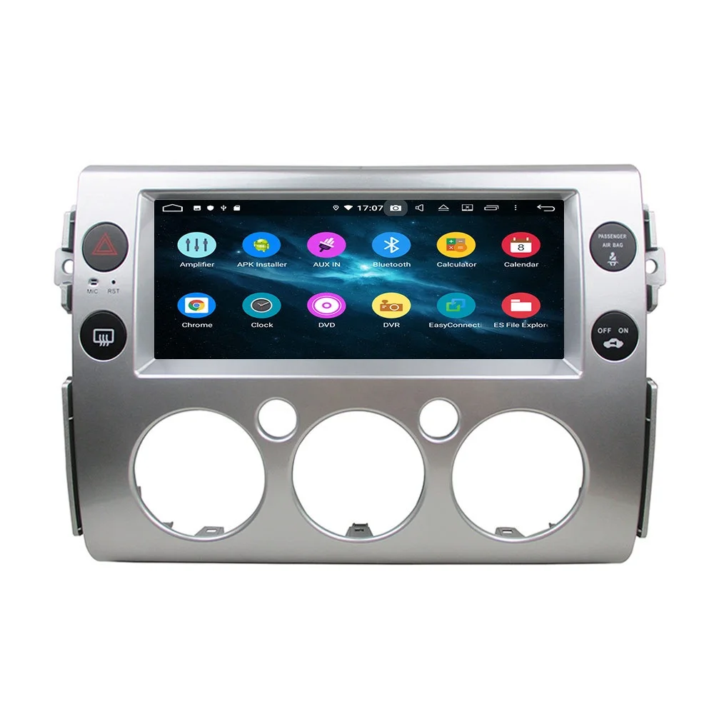 Top DSP Android 9 Car GPS navigation For TOYOTA FJ cruiser 2007-2017 multimedia DVD player head unit radio tape recorder auto stereo 2
