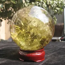 Ddh001213 натуральный кристалл цитрина насадка шар исцеления