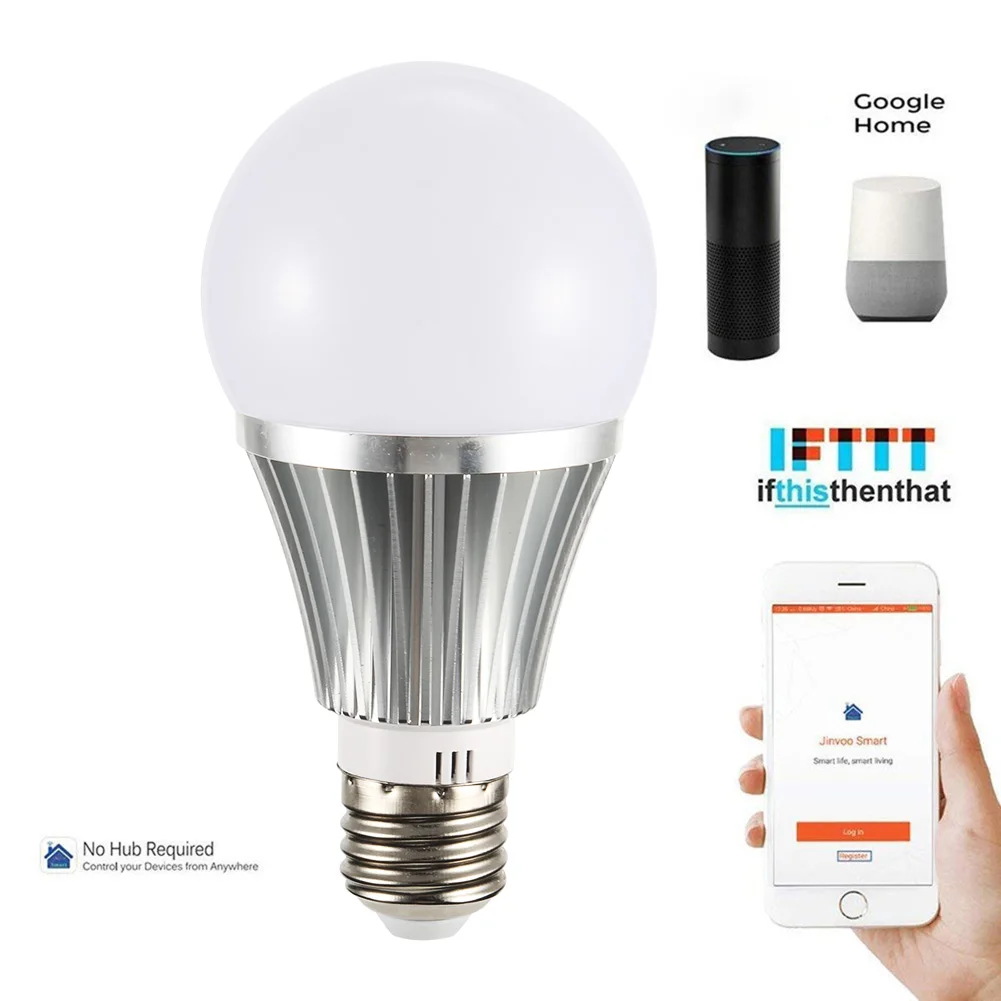 

18W E27/B22 Smart LED Bulb Wifi Adjustable Brightness Light Bulb Support Amazon ALEXA/Google Home --M25