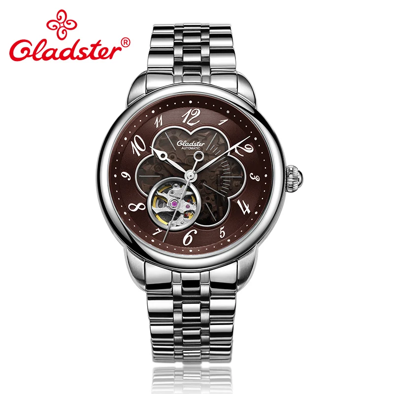 Gladster Luxury Brand Japan MIYOTA 8N24 Men Watch Mechanical Automatic Gentlemen Watch Golden Waterproof Sapphire Male Clocks