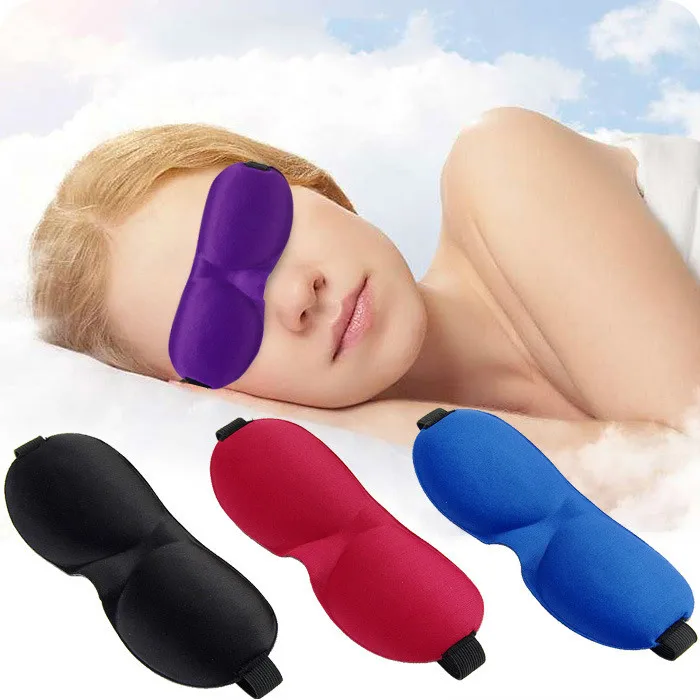 

Sleep Mask Padded Shade Cover Travel Relax Aid Shades Helper Eye Blindfold Sleep Masks