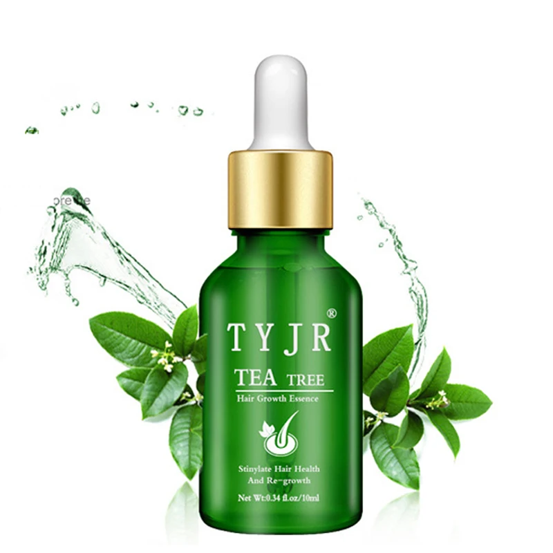 

TYJR Anti Hair Loss Oil Products 10ml Hair Growth Essence Liquid Faster Sunburst Hair Grow Tea Tree Serum Restoration Pilatory