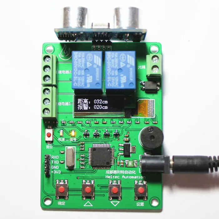 

Auto Collision Avoidance / Electronic Radar / Ultrasonic Distance Alarm OLED Displays the Finished Product Design Kit