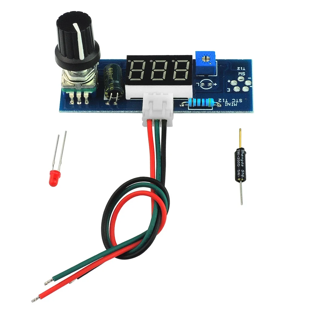 electronics soldering kit Electric Unit Digital Soldering Iron Station Temperature Controller Kits for HAKKO T12 Handle DIY kits w/ LED vibration switch hot stapler plastic welder