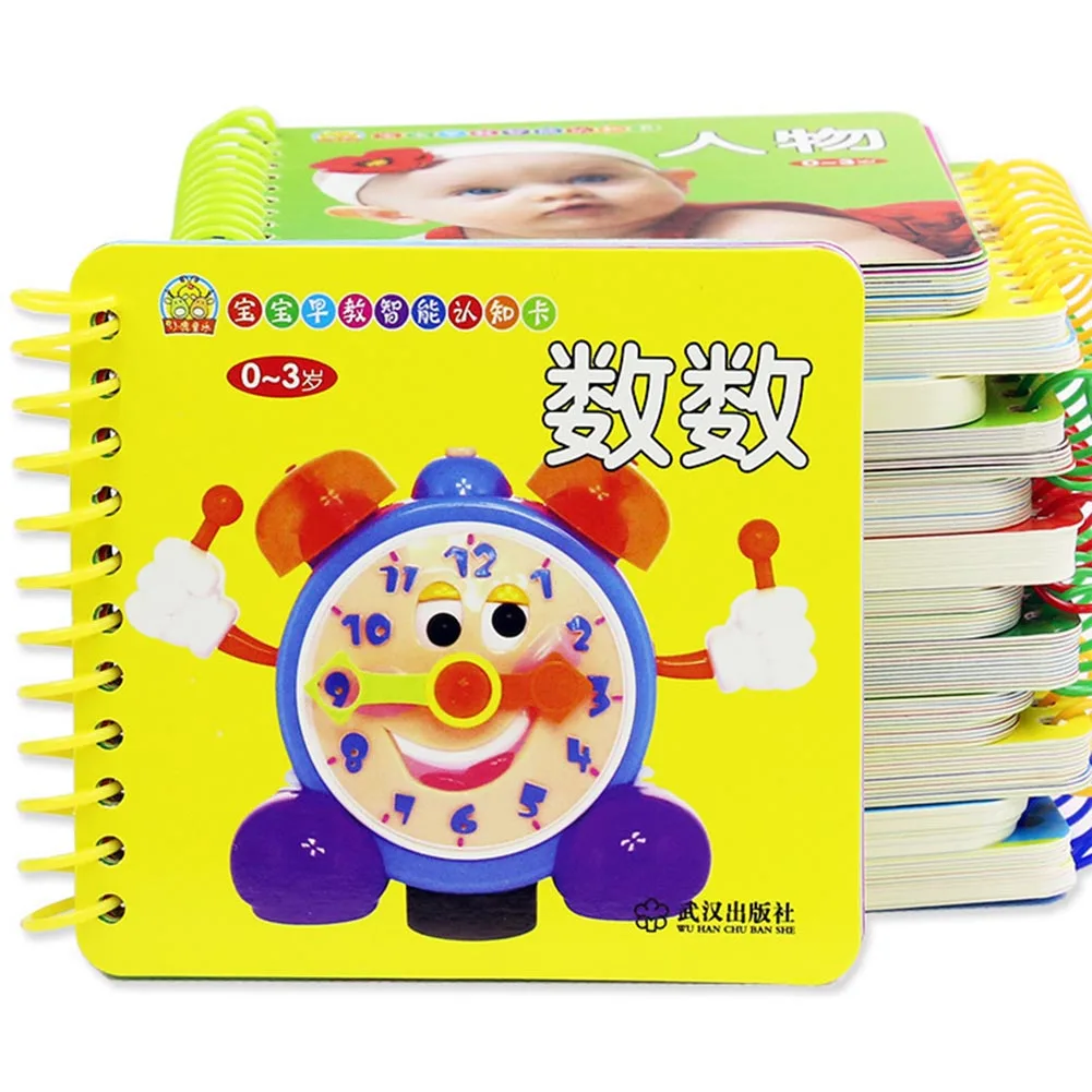 

Baby Toys Learning Education Card Books For 2-4 Years Colorful Kids Early Development Education Books Toys Unfolding Activity
