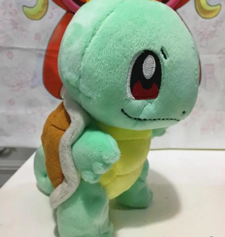 Подлинный Pokmon Bulbasaur Squirtle Charmander плюшевая кукла, набор игрушек из 3 подарков