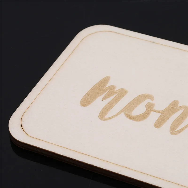 В скандинавском стиле деревянные памятные карты для дня рождения ...