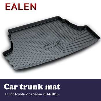 

EALEN For Toyota Vios Sedan XP150 2014 2015 2016 2017 2018 Boot Liner Anti-slip mat Accessories 1Set Car Cargo rear trunk mat