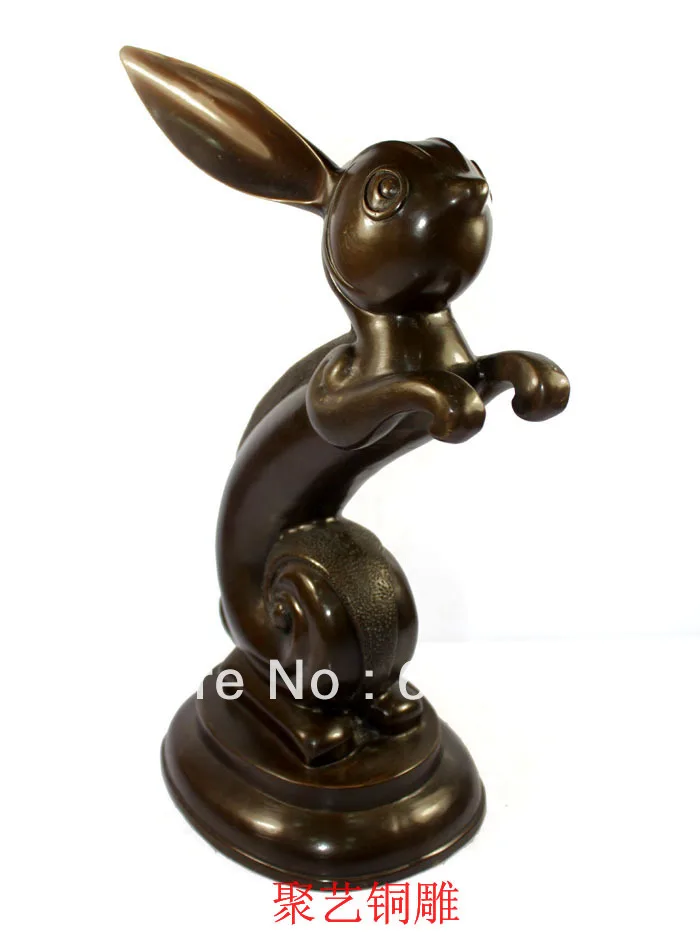 

Bronze sculpture, copper rabbit decoration cartoon rabbit zodiac rabbit crafts