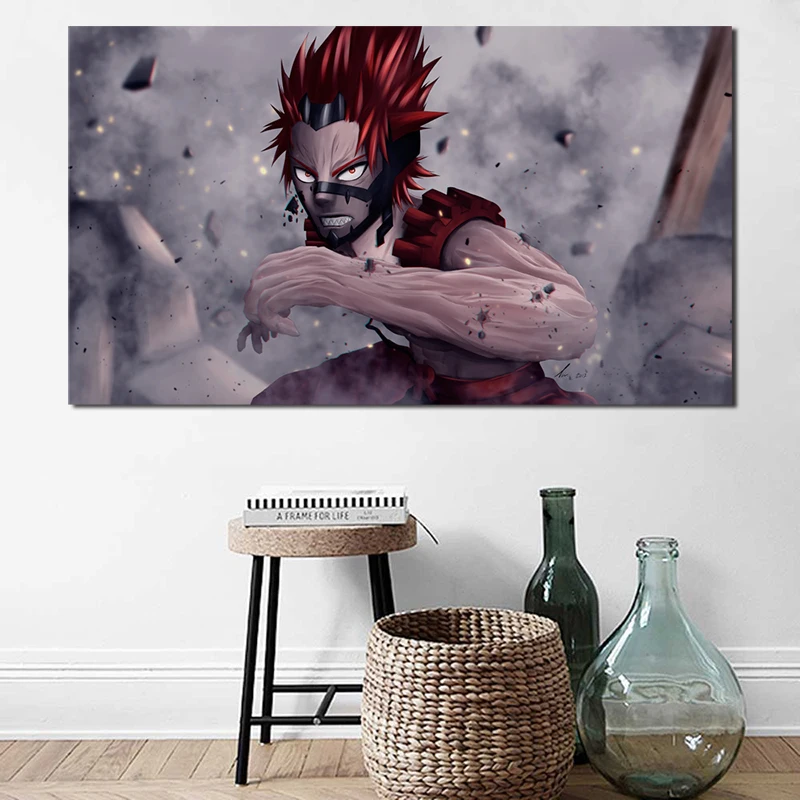 Eijiro Kirishima My Hero academic настенные художественные плакаты с принтами картины на стену