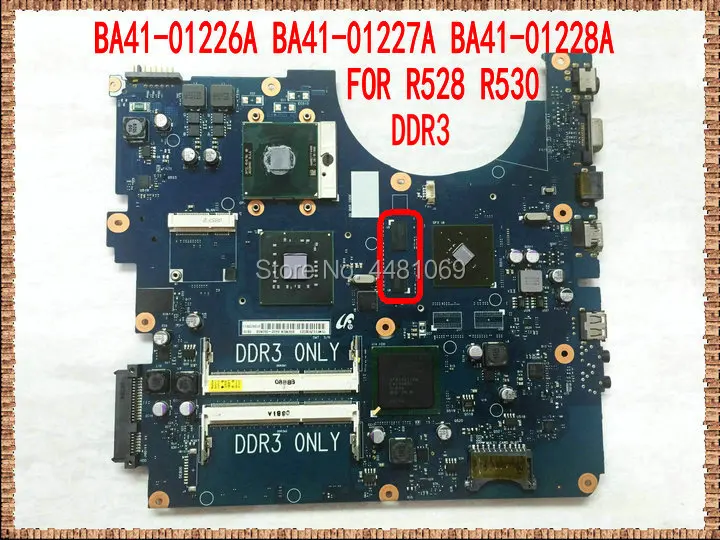 Для samsung NP-R530 R530 R528 Материнская плата ноутбука BA92-06345B BA92-06345A BA41-01227A BA41-01226A BA41-01228A PM45 DDR3 Процессор