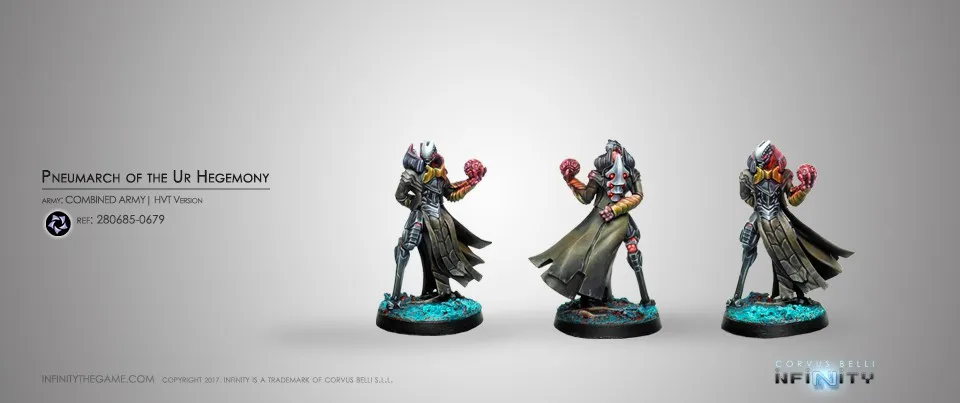 [Loong Way Miniatures] Corvus Belli Infinity 0679 пневматическая Арка UR HEGEMONY 32 мм Металлические
